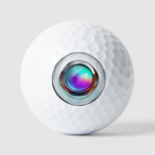 Golfbal - Nepcamera Lensstijl Golfballen (Voorkant)
