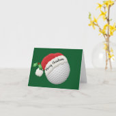 Golfbal ontwerp gevouwen wenskaart kaart (Gele Bloem)