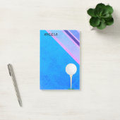golfbal op blauw voor golfers post-it® notes (Kantoor)