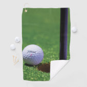 Golfbal op de grond Golf Handdoeken (Insitu)