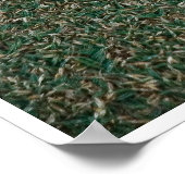 Golfbal op de rand poster (Hoek)