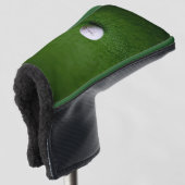 Golfbal op een groen oppervlak Putter Golf Head Co Golfheadcover (3/4 voorkant)