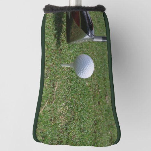 Golfbal op een t-shirt Putter Golf Head Hoesje Golfheadcover (Draai 90)