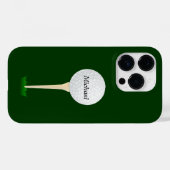 Golfbal op een Tee SJABLOON Case-Mate iPhone Case (Achterkant (horizontaal))