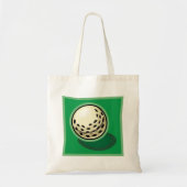 Golfbal op gras Golf sport Tote Bag (Voorkant)
