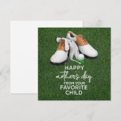 Golfbal op green Fijne Moederdag voor Golf Mama Feestdagenkaart (Voorkant / Achterkant)