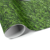Golfbal op groen gras cadeaupapier (Rol Hoek)