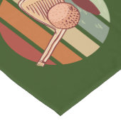 Golfbal op groene gras met ijzerGolfer Party Lange Tafelloper (Hoek)