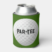 Golfbal op groene koeler (Blikje Voorkant)