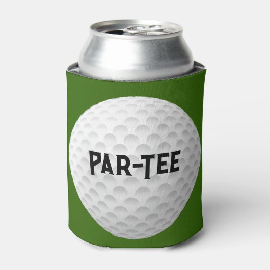 Golfbal op groene koeler (Blikje Voorkant)