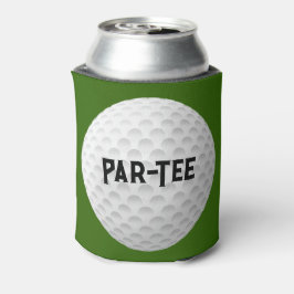 Golfbal op groene koeler