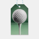 Golfbal op T-shirt Gift Labels Cadeaulabel (Voorkant)