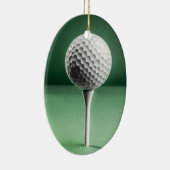 Golfbal op T-shirt keramische decoratie (Rechts)