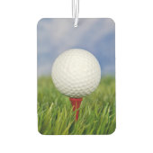 Golfbal op T-shirt met naam Luchtverfrisser (Achterkant)