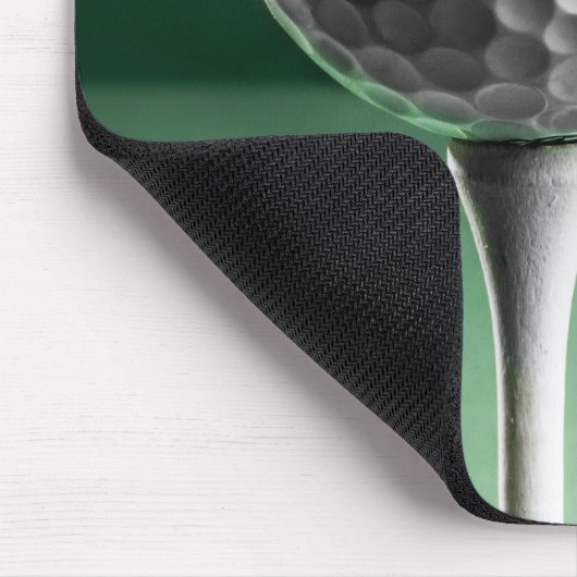 Golfbal op T-shirt Muismat (Hoek)