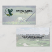 Golfbal op Tee | Golf Greens Visitekaartje (Voorkant / Achterkant)