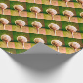 Golfbal op Tee Inpakpapier (Hoek)
