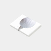Golfbal op witte Sjabloon Achtergrond Textuur Post-it® Notes (Schuin)