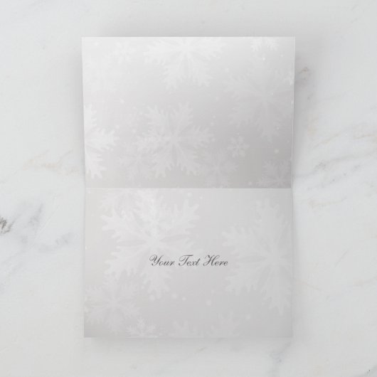 golfbal ornament Holiday Greetings Feestdagen Kaart (Binnen)