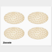 golfbal  ovale sticker (Vel)