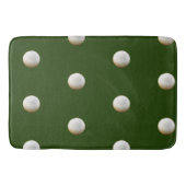 Golfbal overal op groen voor golfer badmat (Voorkant)