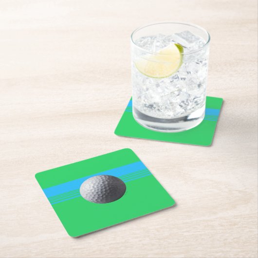 Golfbal papier onderzetters (Insitu)