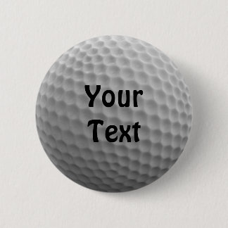 Golfbal past Persoonlijke de Kleur van de Doopvont Ronde Button 5,7 Cm