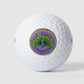 Golfbal Peacock Golfballen (Voorkant)