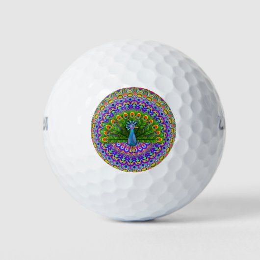 Golfbal Peacock Golfballen (Voorkant)