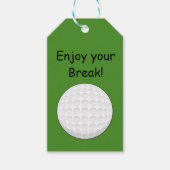 Golfbal personaliseren cadeaulabel (Voorkant)