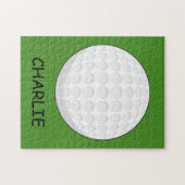 Golfbal personaliseren legpuzzel (Horizontaal)