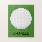 Golfbal personaliseren legpuzzel (Verticaal)