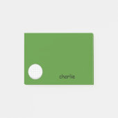 Golfbal personaliseren post-it® notes (Voorkant)