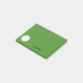 Golfbal personaliseren post-it® notes (Schuin)