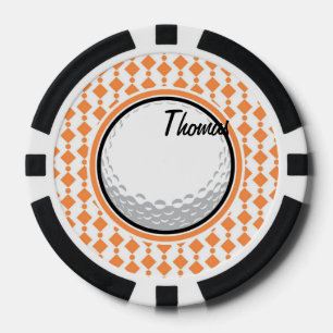 golfbal pokerchips
