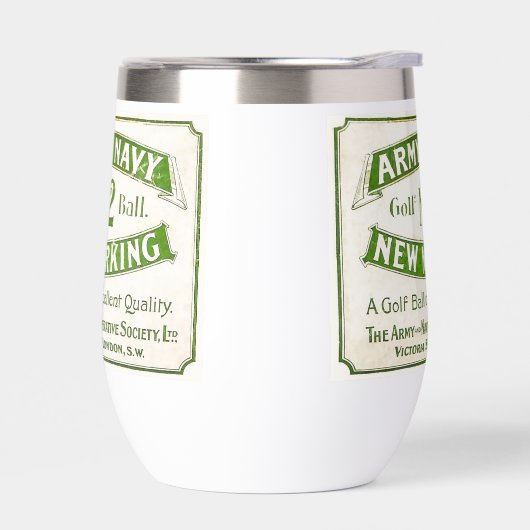 golfbal reclame wijndroogtrommel (Links)