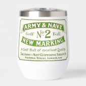 golfbal reclame wijndroogtrommel (Voorkant)