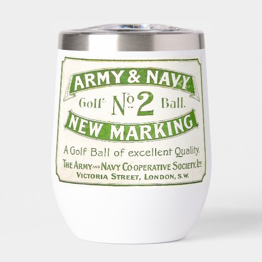  golfbal reclame wijndroogtrommel (Voorkant)