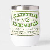  golfbal reclame wijndroogtrommel (Achterkant)