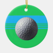 Golfbal rond ornament (Voorkant)