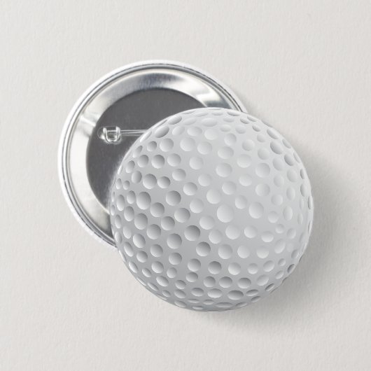 golfbal ronde button 5,7 cm (Voorkant /achterkant)
