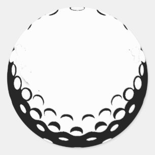 GOLFBAL RONDE STICKER