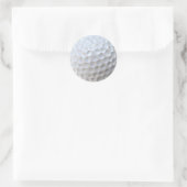 golfbal ronde sticker (Tas)
