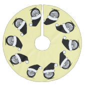 Golfbal Santa Hoed Kerstmis Kerstboom Rok (Voorkant)