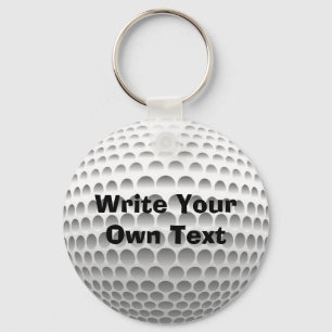 golfbal sleutelhanger