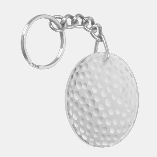 golfbal sleutelhanger (Voorkant Links)