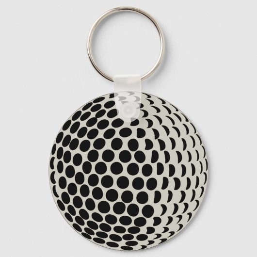 golfbal sleutelhanger (Voorkant)