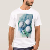 Golfbal spatten t-shirt
