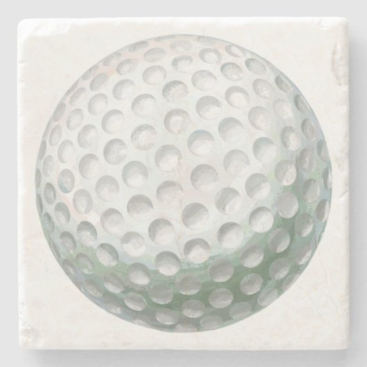 golfbal stenen onderzetter (Voorkant)