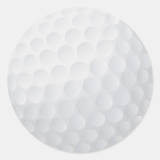 golfbal sticker (Voorkant)